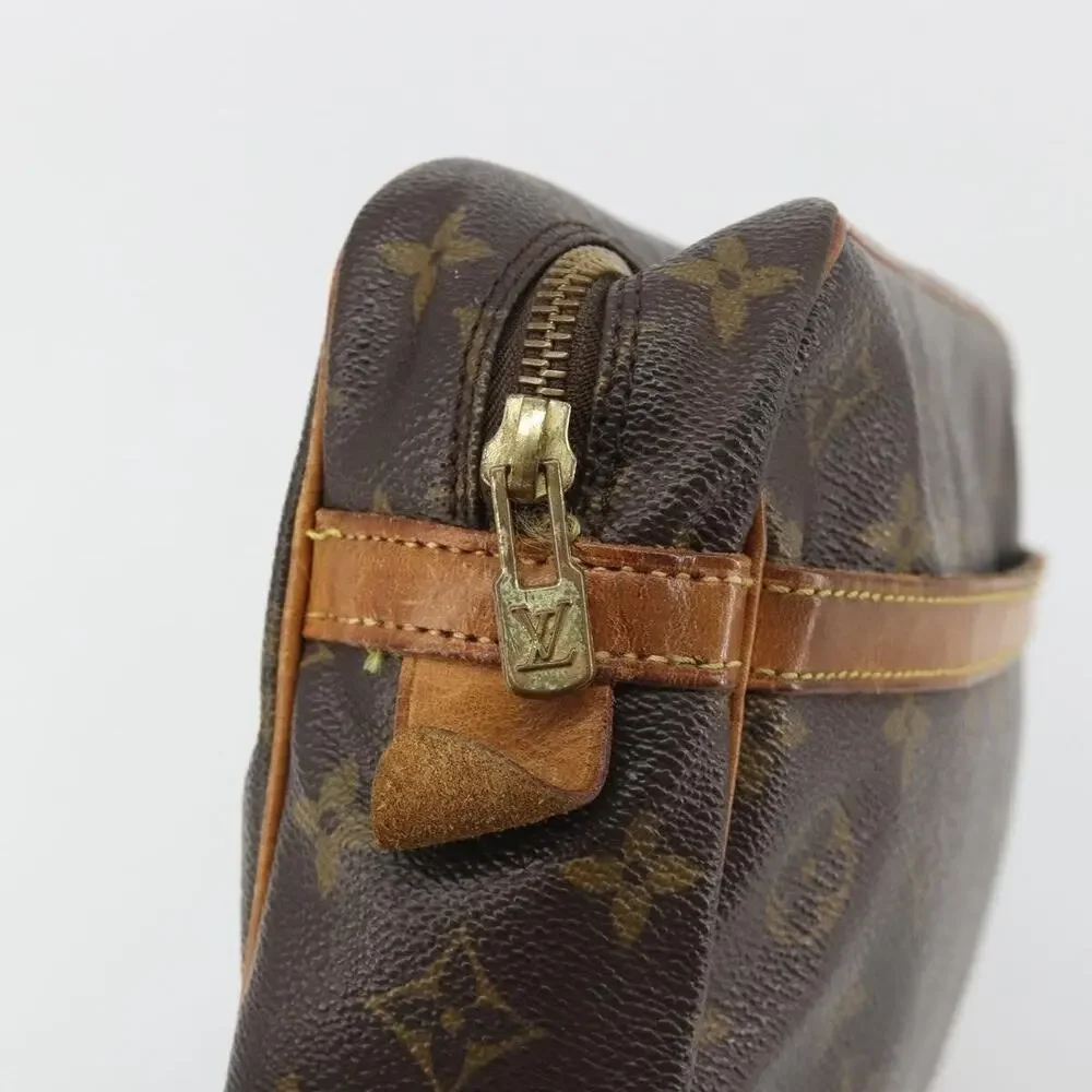Louis Vuitton Monogram Compiegne 28 Clutch Bag Brown